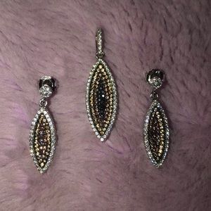 Sterling silver jewelry set